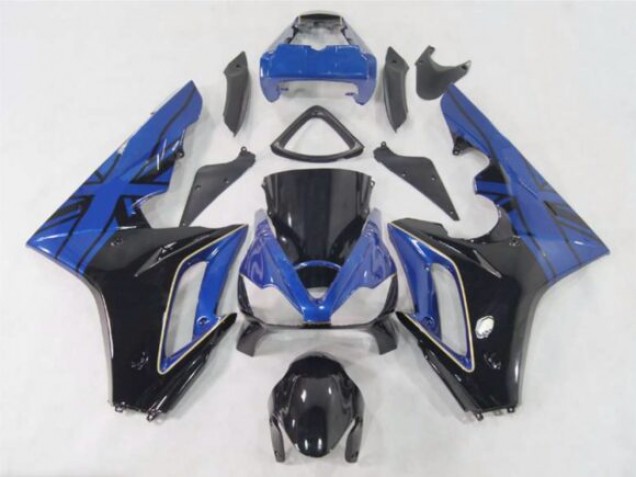 2006-2008 Blaue Flagge / Schwarz Triumph Daytona 675 Motorrad Verkleidung