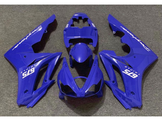 2006-2008 Glänzend Blau Triumph Daytona 675 Motorrad Verkleidung