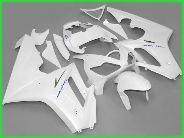 2006-2008 Glänzend Weiß Triumph Daytona 675 Motorrad Verkleidung 2006-2008 Glänzend Weiß Triumph Daytona 675 Motorrad Verkleidung