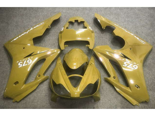 2006-2008 Gold Triumph Daytona 675 Motorrad Verkleidung