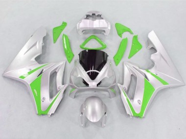 2006-2008 Grün & Silber Triumph Daytona 675 Motorrad Verkleidung