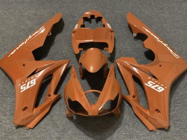 2006-2008 Orange Glänzend Triumph Daytona 675 Motorrad Verkleidung