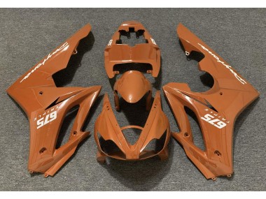2006-2008 Orange Glänzend Triumph Daytona 675 Motorrad Verkleidung