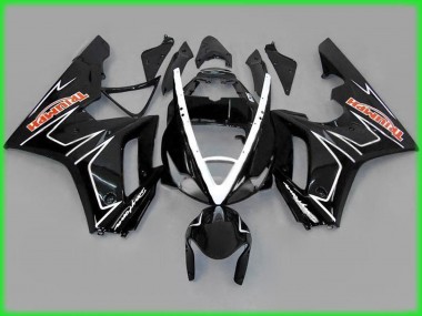 2006-2008 Schwarz Gold Triumph Daytona 675 Motorrad Verkleidung