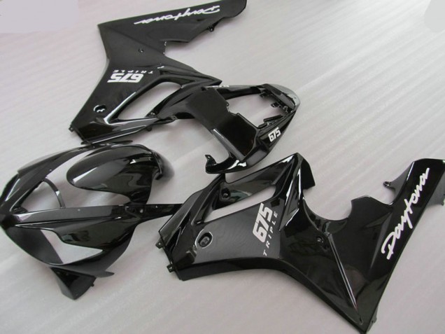 2006-2008 Schwarz Krieger Triumph Daytona 675 Motorrad Verkleidung 2006-2008 Schwarz Krieger Triumph Daytona 675 Motorrad Verkleidung