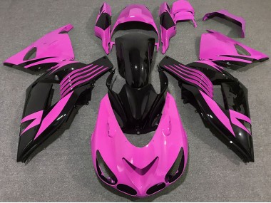2006-2011 Hellpink Kawasaki ZX14R Motorrad Verkleidung