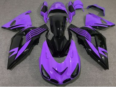 2006-2011 Hellviolett Kawasaki ZX14R Motorrad Verkleidung