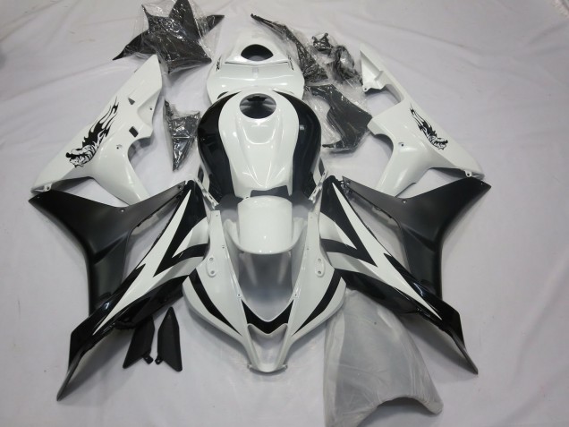 2007-2008 Benutzerdefiniert OEM Stil Weiß & Schwarz Honda CBR600RR Motorrad Verkleidung 2007-2008 Benutzerdefiniert OEM Stil Weiß & Schwarz Honda CBR600RR Motorrad Verkleidung