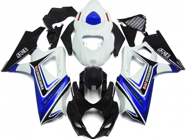 2007-2008 Blau Glänzend Mit Weiß & Schwarz OEM-Stil Suzuki GSXR 1000 Motorrad Verkleidung 2007-2008 Blau Glänzend Mit Weiß & Schwarz OEM-Stil Suzuki GSXR 1000 Motorrad Verkleidung