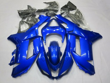 2007-2008 Complete Blue Kawasaki ZX6R Motorrad Verkleidung