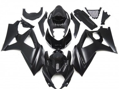 2007-2008 Custom Matt Schwarz Slick Suzuki GSXR 1000 Motorrad Verkleidung