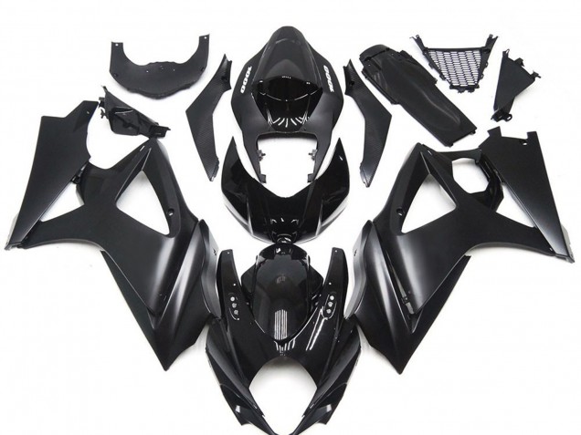 2007-2008 Custom Matt Schwarz Slick Suzuki GSXR 1000 Motorrad Verkleidung 2007-2008 Custom Matt Schwarz Slick Suzuki GSXR 1000 Motorrad Verkleidung