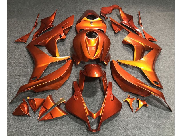 2007-2008 Flaches Orange Honda CBR600RR Motorrad Verkleidung 2007-2008 Flaches Orange Honda CBR600RR Motorrad Verkleidung