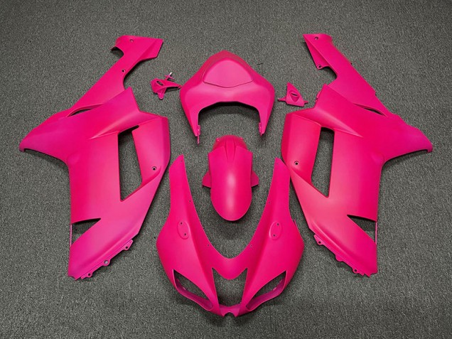 2007-2008 Fuchsia Kawasaki ZX6R Motorrad Verkleidung 2007-2008 Fuchsia Kawasaki ZX6R Motorrad Verkleidung