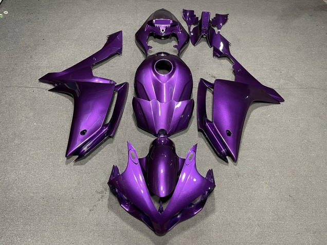 2007-2008 Glanz Lila Yamaha R1 Motorrad Verkleidung 2007-2008 Glanz Lila Yamaha R1 Motorrad Verkleidung