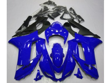 2007-2008 Glänzend Blau Kawasaki ZX6R Motorrad Verkleidung