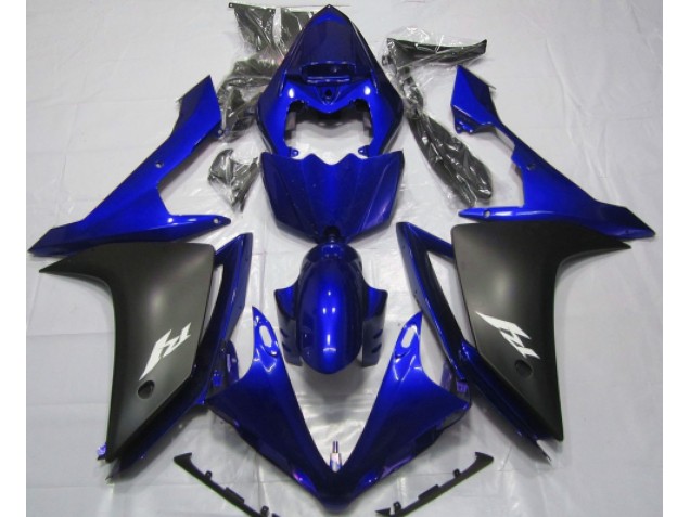 2007-2008 Glänzend Blau & Schwarz Yamaha R1 Motorrad Verkleidung 2007-2008 Glänzend Blau & Schwarz Yamaha R1 Motorrad Verkleidung