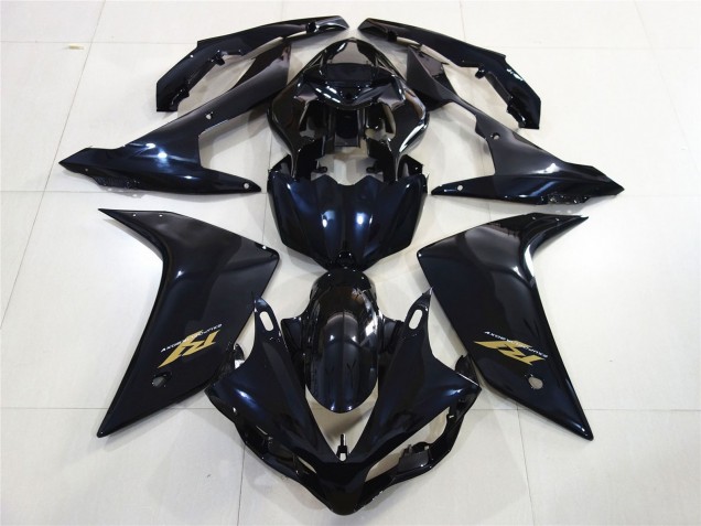 2007-2008 Glänzendes Schwarzes Gold Yamaha R1 Motorrad Verkleidung 2007-2008 Glänzendes Schwarzes Gold Yamaha R1 Motorrad Verkleidung