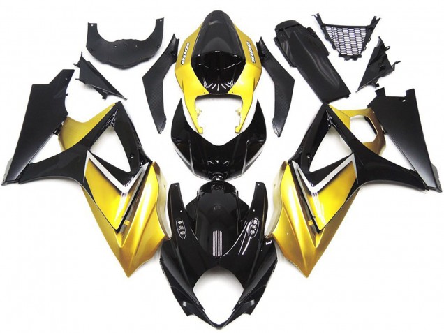 2007-2008 Goldgelb Benutzerdefiniert OEM-Stil Suzuki GSXR 1000 Motorrad Verkleidung 2007-2008 Goldgelb Benutzerdefiniert OEM-Stil Suzuki GSXR 1000 Motorrad Verkleidung