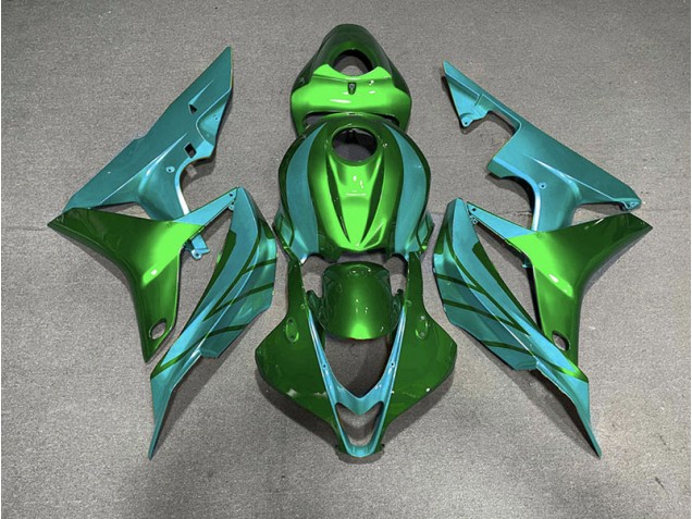 2007-2008 Grün-Blaugrün Honda CBR600RR Motorrad Verkleidung 2007-2008 Grün-Blaugrün Honda CBR600RR Motorrad Verkleidung