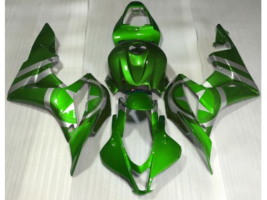 2007-2008 Grün Captain America Honda CBR600RR Motorrad Verkleidung