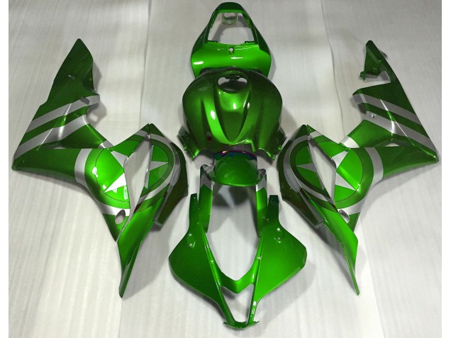 2007-2008 Grün Captain America Honda CBR600RR Motorrad Verkleidung