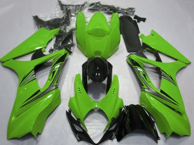 2007-2008 Grün OEM-Stil Suzuki GSXR 1000 Motorrad Verkleidung