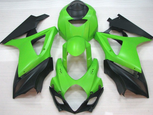 2007-2008 Matt Grün Suzuki GSXR 1000 Motorrad Verkleidung
