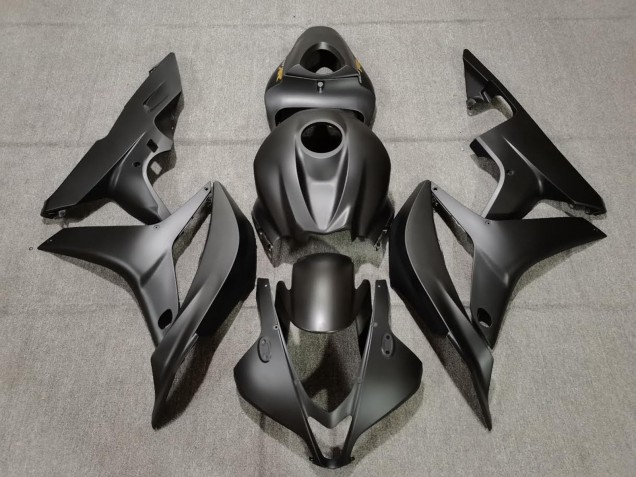 2007-2008 Matt Schwarz Honda CBR600RR Motorrad Verkleidung 2007-2008 Matt Schwarz Honda CBR600RR Motorrad Verkleidung