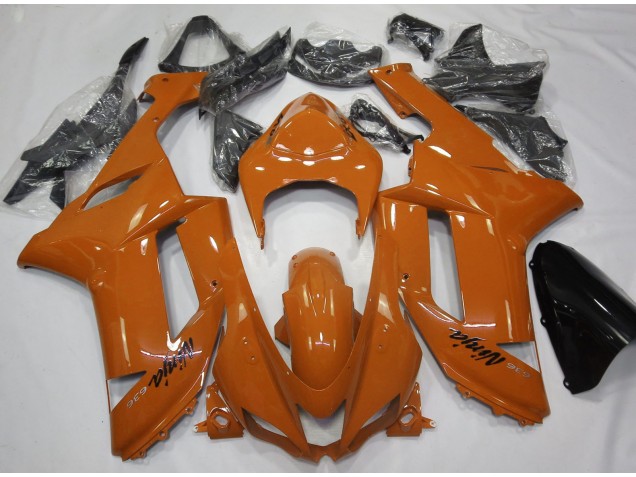 2007-2008 Orange Glänzend Kawasaki ZX6R Motorrad Verkleidung 2007-2008 Orange Glänzend Kawasaki ZX6R Motorrad Verkleidung