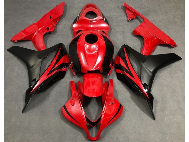 2007-2008 Perlrot & Schwarz Honda CBR600RR Motorrad Verkleidung 2007-2008 Perlrot & Schwarz Honda CBR600RR Motorrad Verkleidung