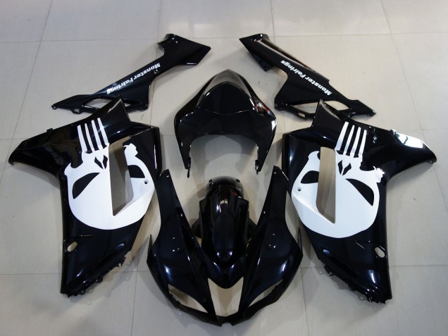 2007-2008 Punisher Custom Kawasaki ZX6R Motorrad Verkleidung 2007-2008 Punisher Custom Kawasaki ZX6R Motorrad Verkleidung