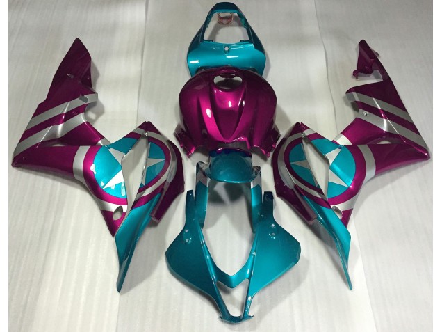 2007-2008 Rosa Captain America Honda CBR600RR Motorrad Verkleidung 2007-2008 Rosa Captain America Honda CBR600RR Motorrad Verkleidung