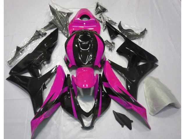 2007-2008 Rosa & Schwarz OEM Design Honda CBR600RR Motorrad Verkleidung 2007-2008 Rosa & Schwarz OEM Design Honda CBR600RR Motorrad Verkleidung