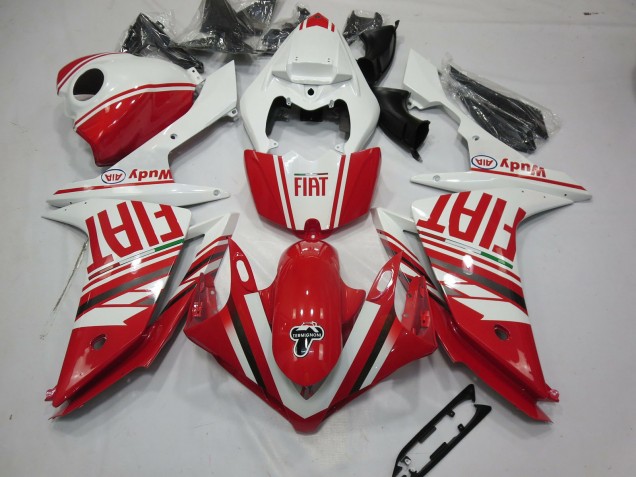2007-2008 Rot Fiat Yamaha R1 Motorrad Verkleidung 2007-2008 Rot Fiat Yamaha R1 Motorrad Verkleidung