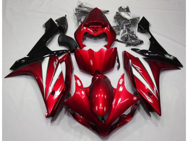 2007-2008 Rot Weiß & Schwarz Yamaha R1 Motorrad Verkleidung 2007-2008 Rot Weiß & Schwarz Yamaha R1 Motorrad Verkleidung