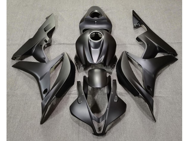 2007-2008 Schlichte Matt Schwarz Honda CBR600RR Motorrad Verkleidung 2007-2008 Schlichte Matt Schwarz Honda CBR600RR Motorrad Verkleidung