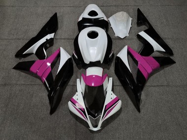 2007-2008 Schwarz Weiß & Lila Honda CBR600RR Motorrad Verkleidung