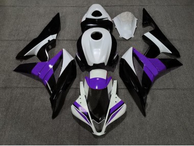 2007-2008 Schwarz Weiß & Rot Honda CBR600RR Motorrad Verkleidung