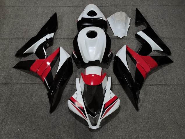 2007-2008 Schwarz Weiß & Rot Honda CBR600RR Motorrad Verkleidung 2007-2008 Schwarz Weiß & Rot Honda CBR600RR Motorrad Verkleidung
