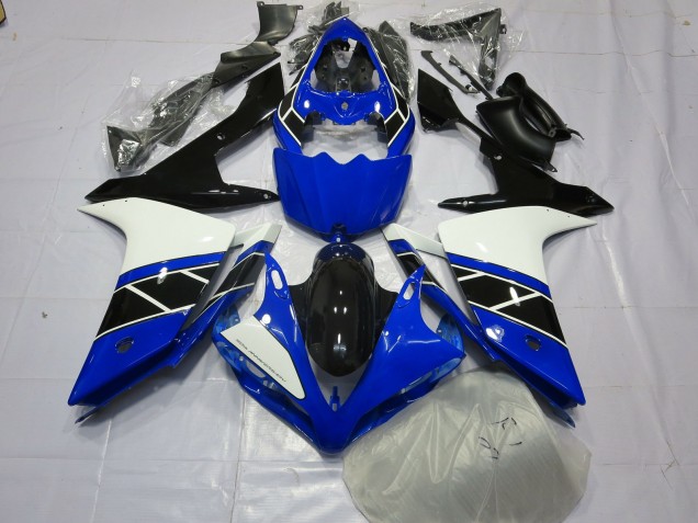 2007-2008 Schwarz Schwarz & Weiß Yamaha R1 Motorrad Verkleidung 2007-2008 Schwarz Schwarz & Weiß Yamaha R1 Motorrad Verkleidung