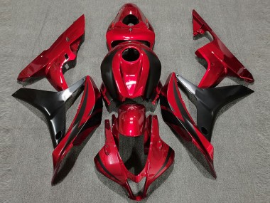 2007-2008 Tiefrot OEM Stil Honda CBR600RR Motorrad Verkleidung