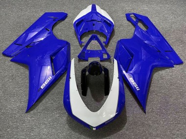 2007-2014 Glänzend Blau Sp Ducati 848 1098 1198 Motorrad Verkleidung