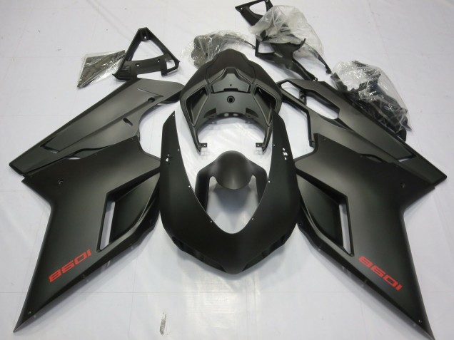 2007-2014 Matt Schwarz Ducati 848 1098 1198 Motorrad Verkleidung 2007-2014 Matt Schwarz Ducati 848 1098 1198 Motorrad Verkleidung