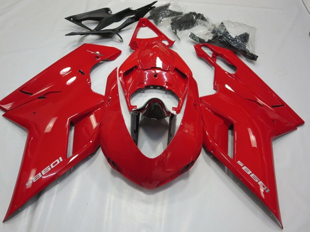 2007-2014 OEM Stil Glanz Rot Ducati 848 1098 1198 Motorrad Verkleidung 2007-2014 OEM Stil Glanz Rot Ducati 848 1098 1198 Motorrad Verkleidung