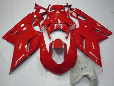 2007-2014 Rot 1098 Ducati 848 1098 1198 Motorrad Verkleidung