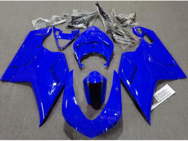 2007-2014 Schlichte Glänzend Blau Ducati 848 1098 1198 Motorrad Verkleidung 2007-2014 Schlichte Glänzend Blau Ducati 848 1098 1198 Motorrad Verkleidung