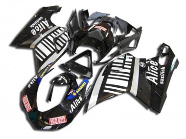 2007-2014 Schwarz Alice Ducati 848 1098 1198 Motorrad Verkleidung