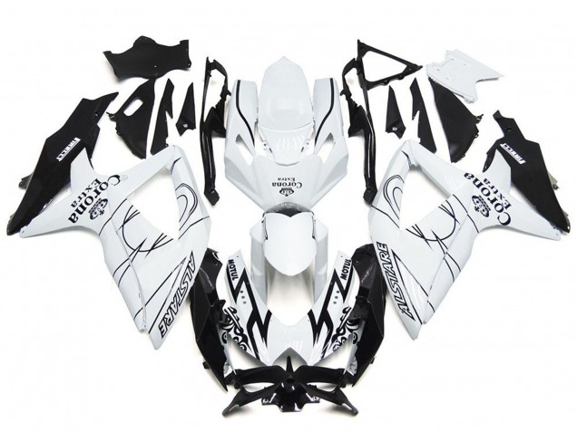 2008-2010 Benutzerdefiniert Corona Spezial Mit Weiß Suzuki GSXR 600-750 Motorrad Verkleidung 2008-2010 Benutzerdefiniert Corona Spezial Mit Weiß Suzuki GSXR 600-750 Motorrad Verkleidung