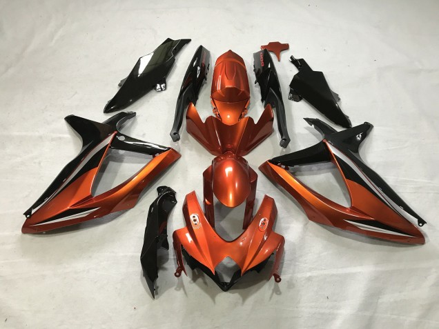 2008-2010 Gebranntes Orange Suzuki GSXR 600-750 Motorrad Verkleidung 2008-2010 Gebranntes Orange Suzuki GSXR 600-750 Motorrad Verkleidung